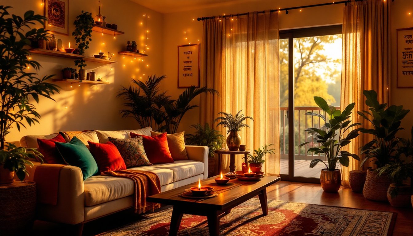 diwali decoration ideas for living room