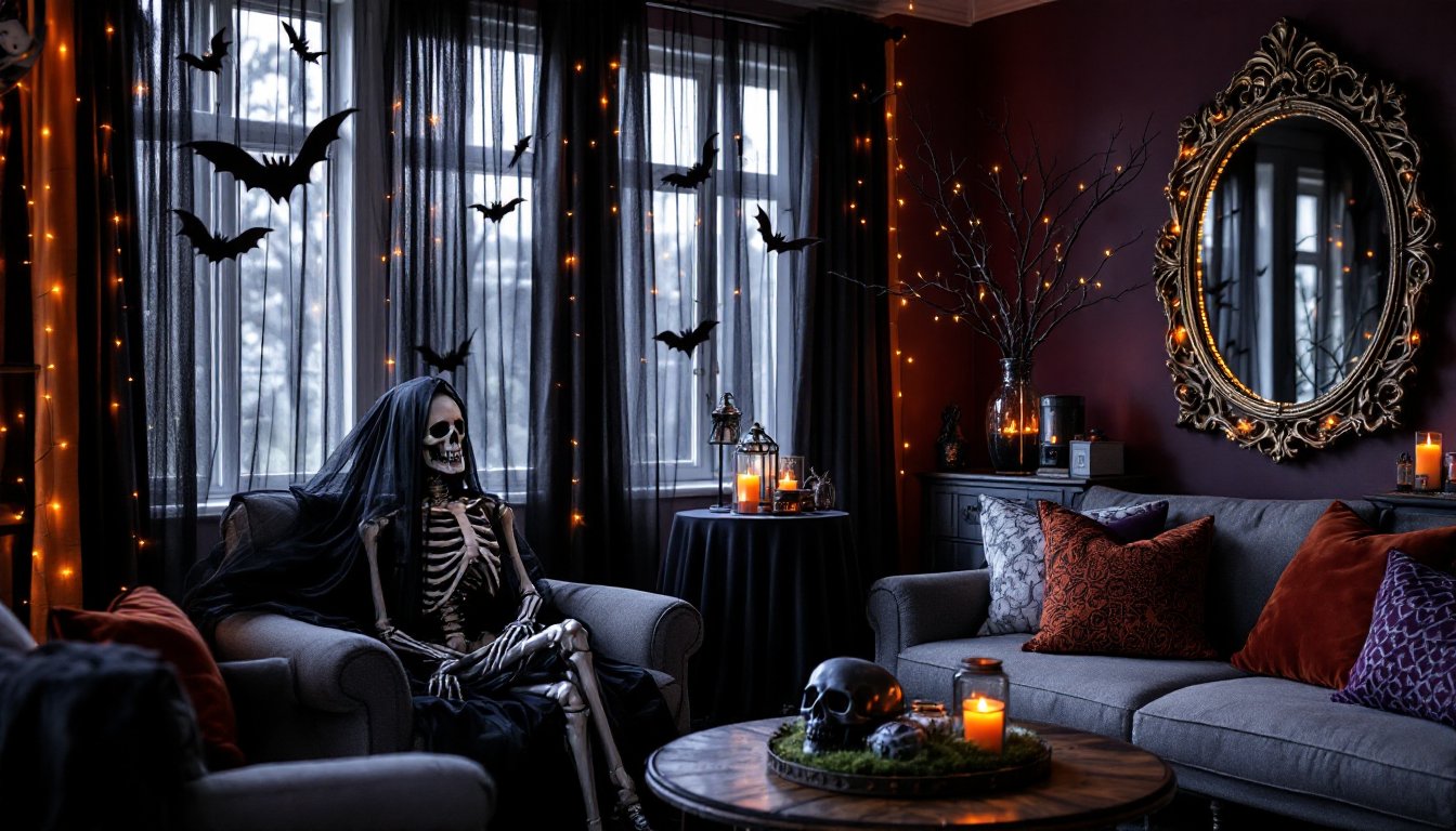 halloween living room decor ideas