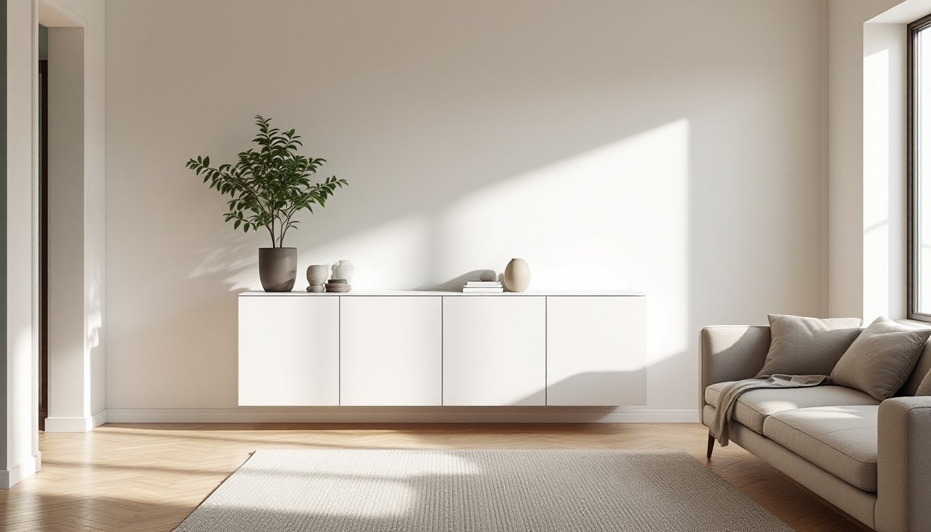 modern living room cabinet