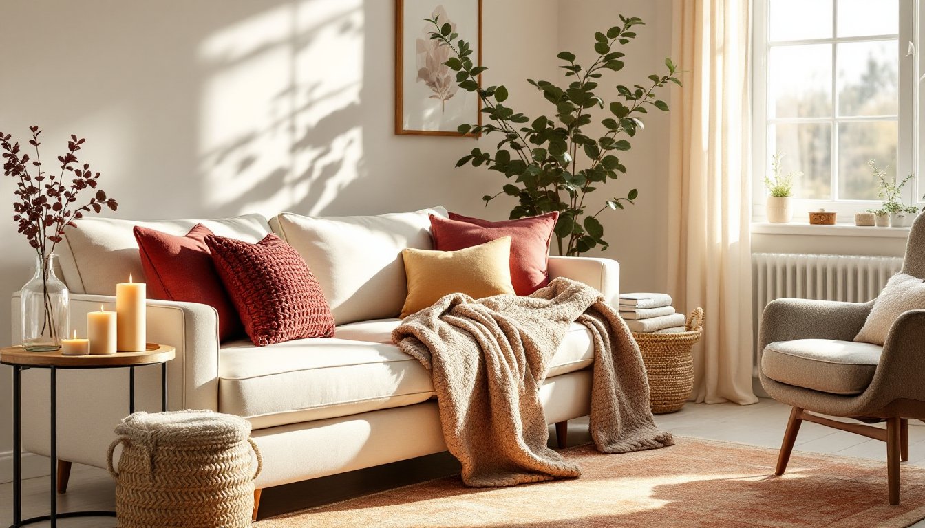 fall decor for living room
